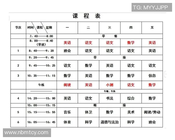 全面解析体育学校课程安排表助力学生全面发展与成长